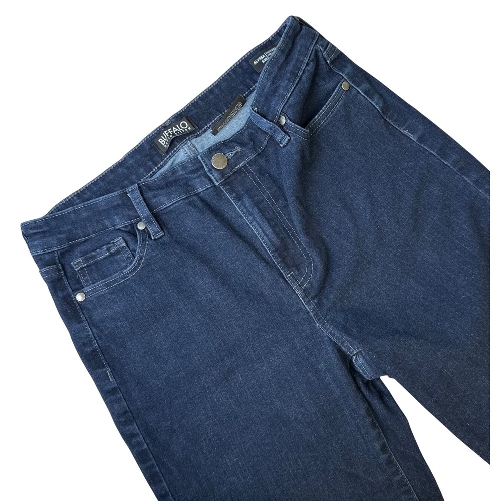 Buffalo David Bitton Alyssa Jeans Women's 8/29 High Rise Straight Leg Dark Wash